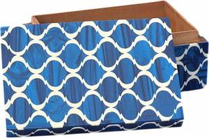 Handmade Customizable Resin Inlay Jewelry <b>Box</b> Storage Organizer for Rings Earrings <b>Trinkets</b> Decorative Wooden Keepsake <b>Box</b> for - Product Image 5