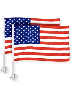 ธงติดกระจกรถยนต์ ธงโฆษณาส่งเสริมการขาย พร้อมเสาพลาสติก ทำจากโพลีเอสเตอร์ มีขนาดสั่งทำได้ รับผลิตแบบ OEM ODM - Product Image 6