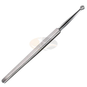 Curetas Dérmicas Profesionales JACKBILLY Fox de 6 mm, Cureta Buck Ear Recta y Afilada, Curetas Quirúrgicas de Acero Inoxidable para Otorrinolaringología - Product Image 1