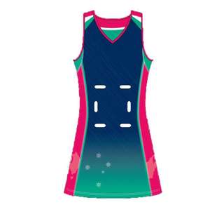 OEM Services Female Professional Netball Uniform Design For Women High Waist Solid Color Women Netball Uniform 2026 <b>Dress</b> - Product Image 5