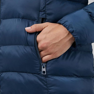 Chaquetas acolchadas de invierno para mujer, nueva moda, color sólido, poliéster, a prueba de viento, chaqueta acolchada tipo burbuja. - Product Image 5