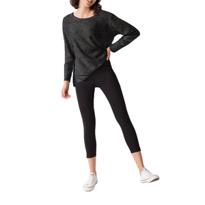 Nuevos Leggings Deportivos de Cintura Alta para Mujer, de Poliéster/Algodón, para Correr, Gimnasio, Fitness, Elásticos en Cuatro Direcciones, Ecológicos y Transpirables - Product Image 1