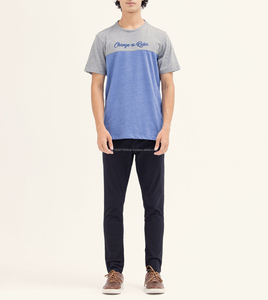 เสื้อยืดคอกลมผ้าฝ้ายแขนสั้นสำหรับผู้ชายเสื้อลำลองคุณภาพสูงผลิตจากปากีสถาน - Product Image 2