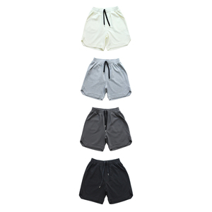 Shorts de sport en maille 100 % coton avec cordon de serrage, imprimé en relief, style vintage, pour la course et la gym, dernière conception 2026 - Product Image 2