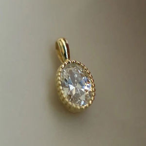 Colgante Unisex de Oro Amarillo de 18K con Diamante Natural de Corte Brillante Redondo, Certificado por IGI, Color D, Joyería Clásica de Compromiso - Product Image 3