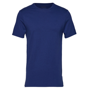 เสื้อยืดคอกลมสีแดงเบอร์กันดีสำหรับผู้ชาย ผ้าฝ้าย 100% แขนสั้น ทรงปกติ สไตล์ลำลอง - Product Image 3