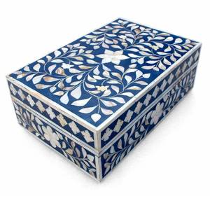 High Quality <b>Floral</b> Pattern Handmade Mother of Pearl Jewelry <b>Box</b> Mop Inlay Trinket <b>Box</b> Jewelry Decorative <b>Storage</b> <b>Box</b> - Product Image 6