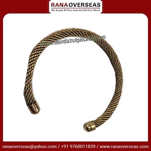 Brazalete Ajustable de Latón de Alta Calidad en Oferta, Brazalete Abierto Clásico y Moderno para Mujeres y Niñas - Product Image 5