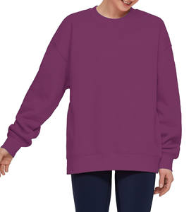 Camisetas de manga larga unisex de punto holgadas de 240G, estilo streetwear, vintage, de fábrica - Product Image 1