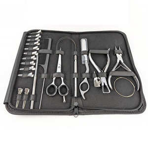 Kit de Herramientas para Extensiones de Cabello de Alta Calidad Cross Edge Corporation, Color Dorado, Logotipo Personalizado, Acero Inoxidable de Grado Quirúrgico, Micro Extensiones de Cabello - Product Image 2