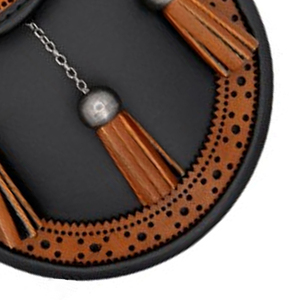 Sacoche Sporran Écossaise Personnalisée en Fourrure de Lapin à 3 Pompons, Sacoche Sporran Utilitaire pour Kilt avec Tambour en Acier, avec services OEM ODM - Product Image 5
