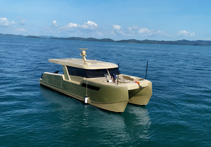 Yacht sportif en aluminium UBI 11511 personnalisé de 11,6 m pour 11 passagers, moteur hors-bord de 300 CV, bateau de 35-40 nœuds, télécommande, transport, pêche - Product Image 4