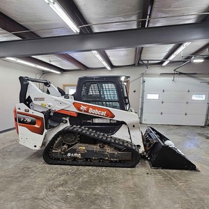 รถตักล้อยางบ็อบแคท T76 รถตักล้อยางแบบมีหัวขุด รับประกัน 2 ปี เครื่องยนต์ดีเซล ความจุบุ้งกี๋แบบพิเศษ - Product Image 1