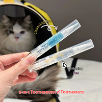 Stylo de nettoyage dentaire multifonctionnel pour animaux de compagnie en coton écologique Carbawl, pour chiens et chats - Éliminateur de tartre et de plaque, haleine fraîche, élimination des taches