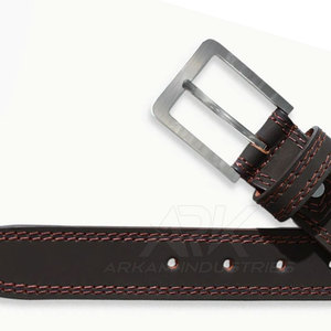 Cinturón de Cuero de Textura Suave en Oferta, Cinturón de Cuero Elegante con Superficie Lisa y Ajuste Flexible - Product Image 4