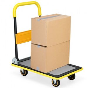 330 Lbs Capacity Folding <b>Platform</b> Cart Dolly Hand Truck Versatile for Hand Carts & <b>Trolleys</b> - Product Image 1