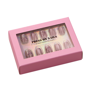 Fornecimento de fábrica Prensa de boa qualidade em caixa de embalagem de unhas com logotipo personalizado caixa de unhas profissional com bandeja - Product Image 4