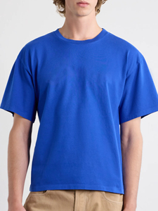 เสื้อยืดคอตตอนโอเวอร์ไซส์สำหรับผู้ชาย ปี 2026 รุ่นพรีเมียม 240 GSM เสื้อยืดสตรีทแวร์โอเวอร์ไซส์แบบเรียบ  รับสกรีนโลโก้ - Product Image 5