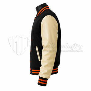 Chaqueta Varsity de Béisbol Unisex, Resistente al Viento, Transpirable, Ecológica, con Letras Bordadas, Personalizable con Etiqueta Privada - Product Image 4