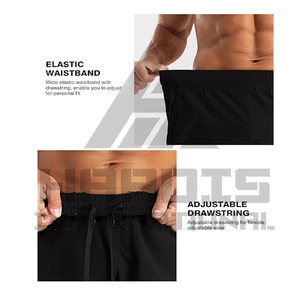 Men Elastic Waist <b>Running</b> Shorts Fitness Quick Dry GYM Jogging Training Workout Summer Sport Polyester Spandex - Product Image 5