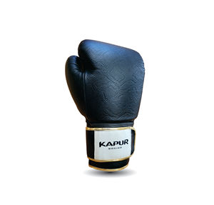 Gants de boxe professionnels de luxe avec détails dorés et finition en cuir de qualité supérieure pour le sparring, l'entraînement au sac de frappe et la salle de sport - Product Image 2