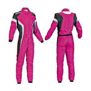 Combinaison de karting personnalisée, design de logo sur mesure, combinaison de karting professionnelle, grande taille, respirante, coupe-vent, spandex/coton - Product Image 2