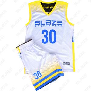 Blaze Fight Wear Uniforme de basket-ball personnalisable pour adultes unisexe Short d'été de haute qualité Jersey respirant ensembles grande taille - Product Image 2