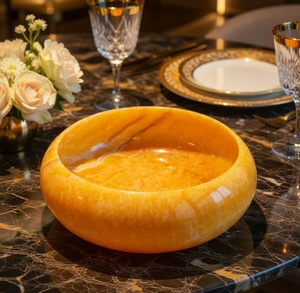 ชามสลัดเรซิ่น ของตกแต่งบ้าน ใช้สำหรับงานปาร์ตี้ ทนทาน ใช้กับเครื่องล้างจานได้ ปรับแต่งโลโก้ได้ ชามเรซิ่นสำหรับร้านอาหาร - Product Image 1