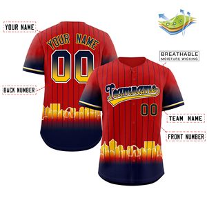 Cheap Blank Fashion Baseball Jersey Wholesale Plain Custom OEM Service Sublimation Team Baseball Jersey New Design - Product Image 6