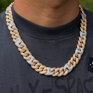 Collar de Plata de Ley 925 con Eslabones Cubanos y Moissanita, Certificado por GRA, Cadena de Joyería Hip Hop Personalizada para Hombres y Mujeres - Product Image 3