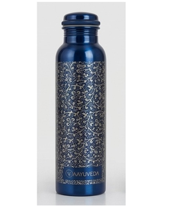 Botellas de cobre con acabado de color en un diseño moderno, botellas portátiles para bebidas de viaje. - Product Image 6
