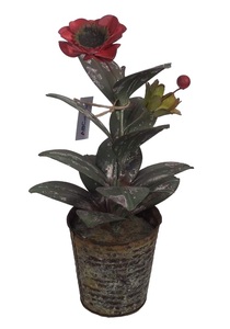 Flower <b>Leaf</b> Pot Natural Color Handmade Modern Iron Art <b>Decor</b> Home & Garden Flower Pot <b>Wall</b> Mount Hot Selling Best <b>Decor</b> - Product Image 5