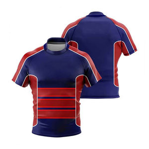 Camisetas de Rugby Americano al por Mayor, Alta Calidad, Nuevo Diseño, Transpirables, Personalizables, Jersey de Fútbol Americano para Clubes, Manga Corta - Product Image 2