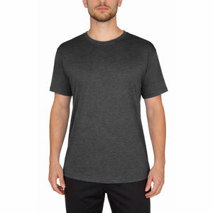 Men's Casual Performance Tee <b>100</b>% <b>Polyester</b> Custom Logo Quick Dry Breathable Short Sleeve Tops t <b>shirt</b> low price - Product Image 4