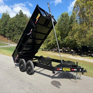 Hydraulic Dump Trailer Double Axle Farm Trailers 14K Post Runner Agricultural Hauling Utility Trailer - Product Image 6