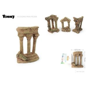 Décoration d'aquarium Yommy Resin Ruins 7cm, style temple ancien - Product Image 1