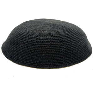 Kippa en coton tricoté à la main, couleur unie, chapeau islamique pour hommes, garçons, enfants, toutes tailles, à porter en toutes saisons - Product Image 5