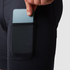 Service OEM – Short de compression athlétique écologique à séchage rapide, taille élastique, couleur unie, prix bas - Product Image 3