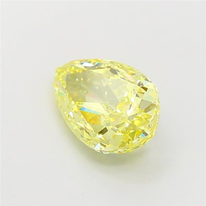 Gema de Lujo Brillante con Certificación CVD para Joyería Fina, Exquisito Diamante Amarillo Intenso Cultivado en Laboratorio, Piedra Suelta - Product Image 4