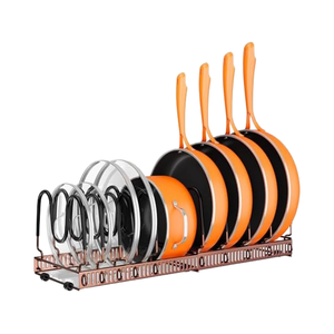 Élégante étagère de rangement murale en fer à double niveau, non pliable, pour cuisine, polyvalente, pour la maison et les restaurants - Product Image 5