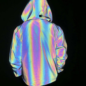 High Quality Rainbow <b>Reflective</b> <b>Jacket</b> Lightweight Outdoor Wear With Colorful <b>Reflective</b> Finish Cycling <b>Running</b> And Daily Use - Product Image 6