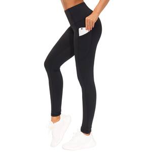 High Waist Solid Color <b>Leggings</b> <b>Women</b> Full Length Stretch Breathable Yoga Pants Sporty Activewear Seamless Knitted Fit - Product Image 1