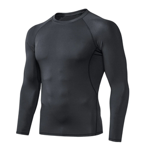 T-shirt de sport pour homme personnalisé avec impression sérigraphique, tee-shirt graphique vintage surdimensionné pour la musculation, vêtements de sport en gros - Product Image 2