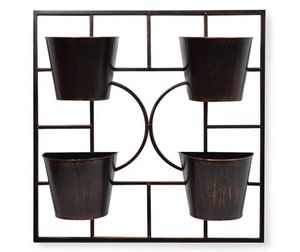 Meilleurs pots à fleurs et jardinières murales galvanisées tendance pour décoration intérieure, pots suspendus - Product Image 5