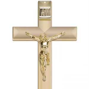 ไม้กางเขนพระเยซูพร้อมพระสัตว์ศักดิ์สิทธิ์ ไม้กางเขนพระคุณพระสัตว์ศักดิ์สิทธิ์แบบกำหนดสีเอง ของตกแต่งคริสต์มาสสำหรับคริสตจักรคาทอลิก - Product Image 1