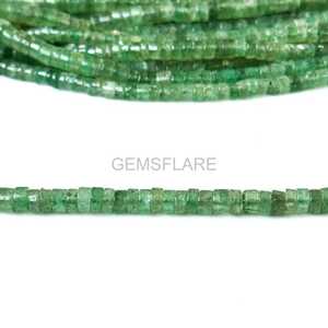 AAA Green Strawberry Quartz Heishi Beads 5MM Smooth Strawberry Quartz Gemstone Beads Strand For Jewelry Making Wholesale Bulk - Product Image 5