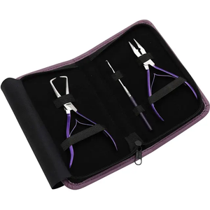 Pinzas Profesionales para Extensiones de Cabello de Acero OEM ODM, Diseño 2022, Ligeras, en Varios Colores - Product Image 5