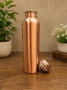 Botella de Cobre a Prueba de Fugas, Beneficios Ayurvédicos para la Salud, Vaso Artesanal - Product Image 4