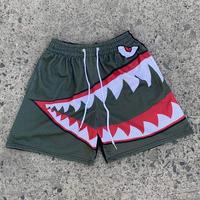 Shorts décontractés pour hommes de haute qualité, respirants, à taille élastique, en toile, avec impression numérique, longueur genou.