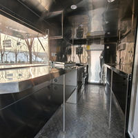 Camion de restauration sur mesure sur le thème du matcha, kiosque à boissons, camion de thé boba remorquable, boutique mobile pour glaces, desserts et sorbets